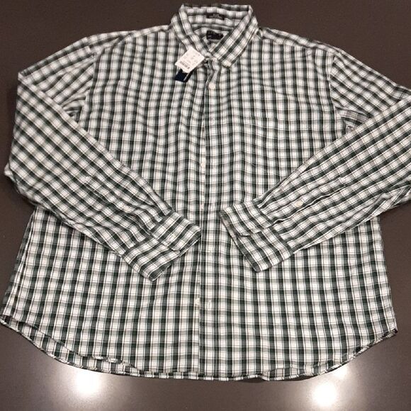J. Crew Performance Green Checkered Button Down Shirt - Picture 1 of 10